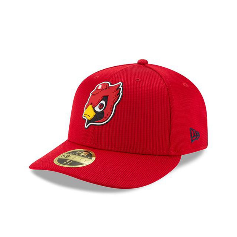 MLB St. Louis Cardinals Clubhouse Collection Low Profile 59Fifty Fitted (ARN9846) - Red New Era Caps